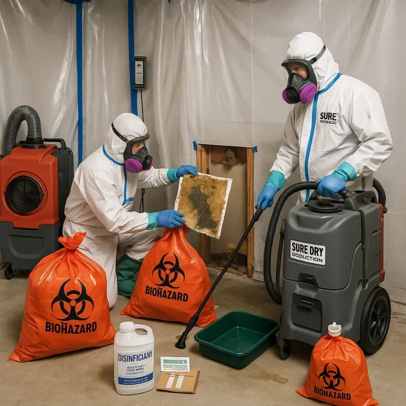 Contaminated Water Handling Protocols process in Humble, TX